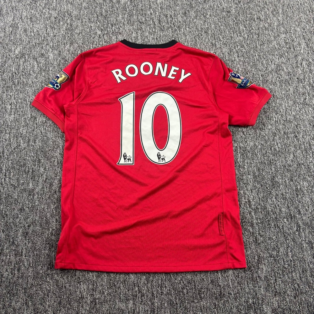 Nike Manchester United Wayne Rooney Soccer Jersey Youth XL Red Premier League - Picture 3 of 7